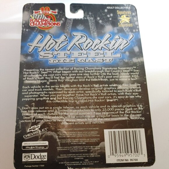 Racing Champion Signature Superstars KISS Cars. Set Of 3 Cars #1, #2, And #4 - Picture 5 of 7